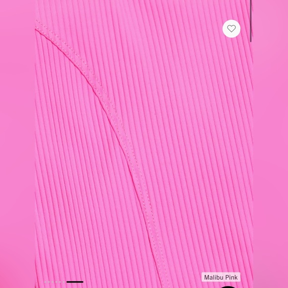 NWT ⭐️ Year of ours ribbed romper, hot pink, size L - Picture 6 of 6